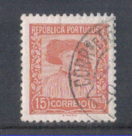 1935 - LOTTO/9696EU - PORTOGALLO - 15c. ROSSO - USATO