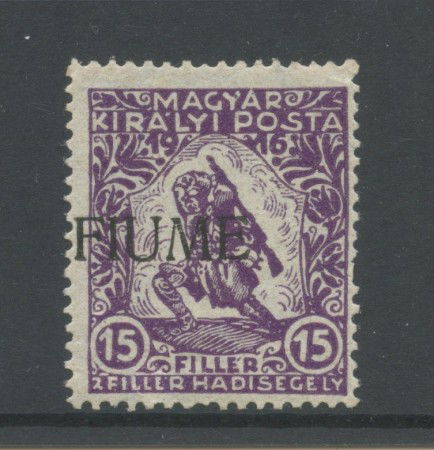 1918/1919 - FIUME - LOTTO/43216 - 15+2f. VIOLETTO - NUOVO