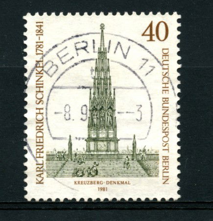 1981 - LOTTO/15654U - BERLINO - FRIEDRICH SCHINKEL - USATO
