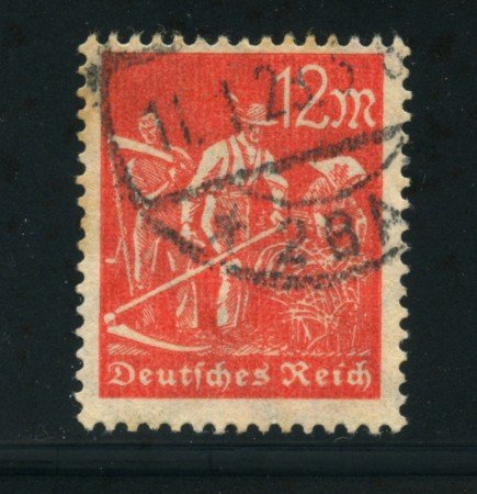 1922 - LOTTO/17783 - GERMANIA REICH - 12m. ROSSO VERMIGLIO - USATO