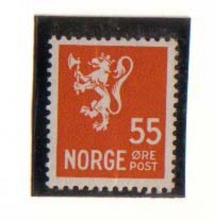 1947 - LOTTO/NORV291N - NORVEGIA - 55 ORE ARANCIO NUOVO