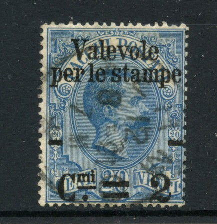 1890 - REGNO - LOTTO/43323 - 2 CENT. SU 20 CENT. VALEVOLE PER LE STAMPE - USATO