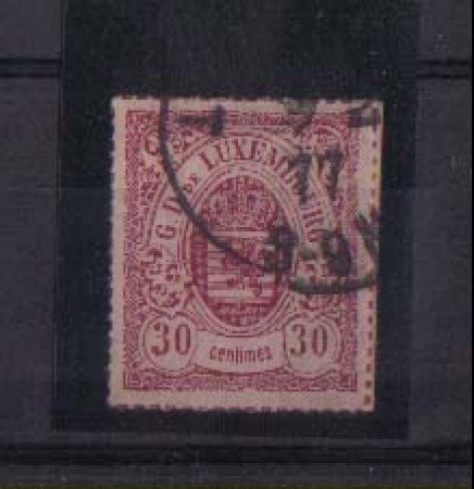 1865 - LBF/2584- LUSSEMBURGO -30c. LILLA
