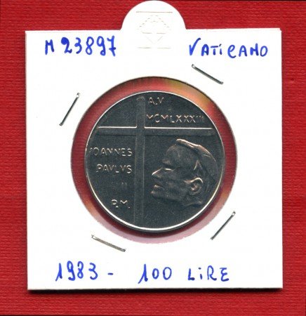 1983 - LOTTO/M23897 - VATICANO - 100 LIRE PAPA GIOVANNI PAOLO II°
