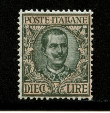1910 - LOTTO/12989 - REGNO - 10 LIRE FLOREALE - NUOVO
