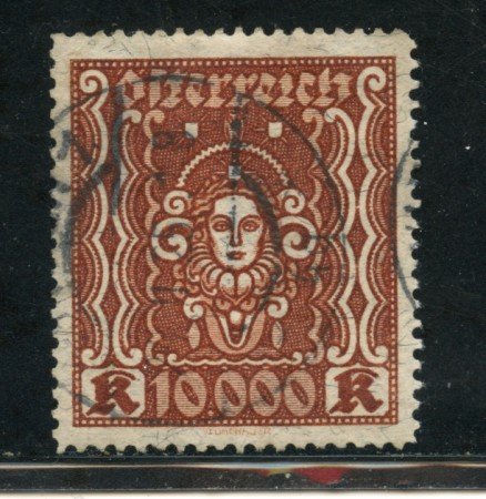 1923/24 - LOTTO/20565 - AUSTRIA - 10000 Kr. BRUNO ROSSO - USATO