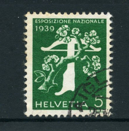 1939 -LOTTO/22840 - 5 cent. EXPO ZURIGO ITALIANO - USATO