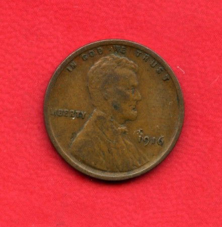 1916 - STATI UNITI - 1 CENT. LINCOLN - LOTTO/M26160