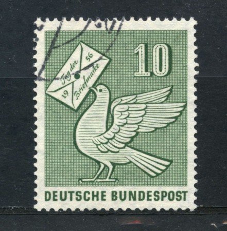 1956 - GERMANIA FEDERALE - GIORNATA DEL FRANCOBOLLO - USATO - LOTTO/30795U