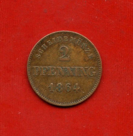 1864 - GERMANIA BAVIERA - 2 PFENNING - LOTTO/M31013