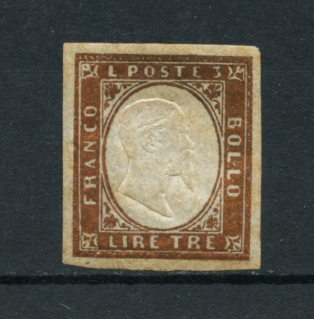 SARDEGNA - 1861 - LOTTO/16471 - 3 LIRE RAME - LINGUELLATO
