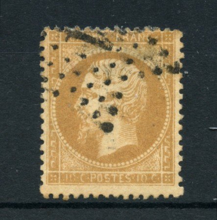 1862 - LOTTO/16682C - FRANCIA . 10 cent. BISTRO NAPOLEONE - USATO