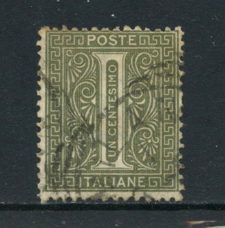 1863 - REGNO - 1 cent. TIRATURA DI TORINO - USATO - LOTTO/26390