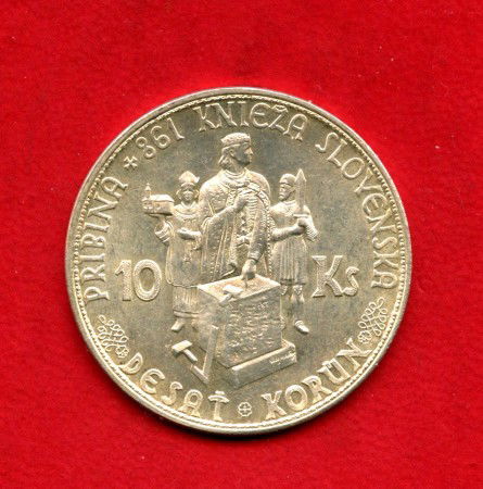 1944 - SLOVACCHIA -  LOTTO/M43538 - 10 KORONE  ARGENTO