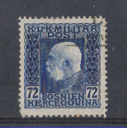 1912 - LOTTO/5175 - AUSTRIA - BOSNIA ERZEGOVINA - 72h. AZZURRO