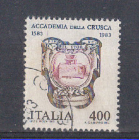 1983 - LOTTO/6779U - REPUBBLICA - ACCADEMIA CRUSCA - USATO