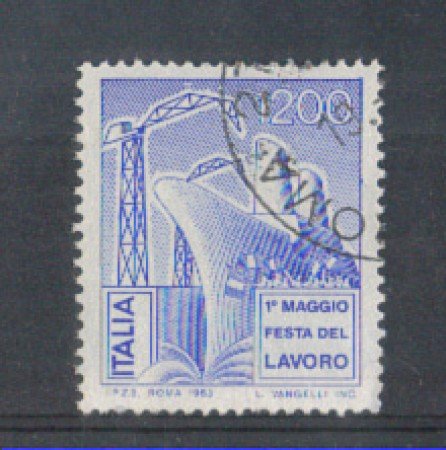 1983 - LOTTO/6787U - REPUBBLICA - FESTA DEL LAVORO - USATO