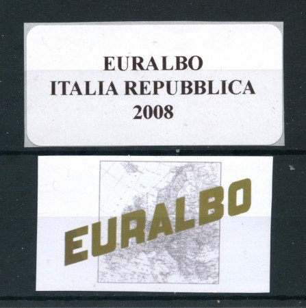 2008 - EUROALBO - FOGLI DI AGGIORNAMENTO ITALIA REPUBBLICA - LOTTO/25432