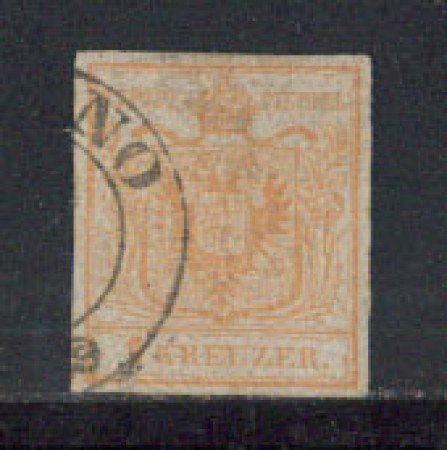 1850 - LOTTO/3491 -  AUSTRIA - 1k. ARANCIO USATO