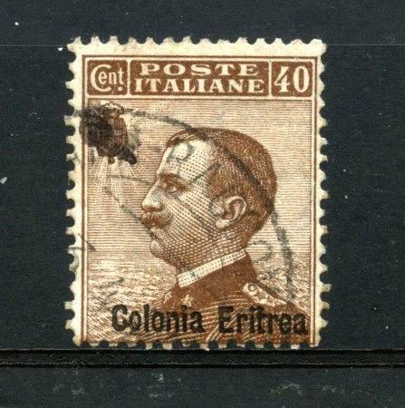 1916 - ERITREA - LOTTO/24968 - 40 cent. BRUNO - USATO