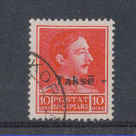 1936 - LBF/1857 - ALBANIA - SEGNATASSE 10Q. USATO