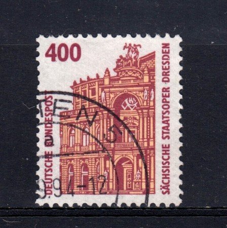 1991 - GERMANIA FEDERALE - 400p. MONUMENTI CELEBRI - USATO - LOTTO/31256U