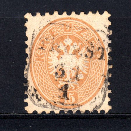 1863/64 - LOTTO/14136 - AUSTRIA - 15 Kr. BISTRO - USATO