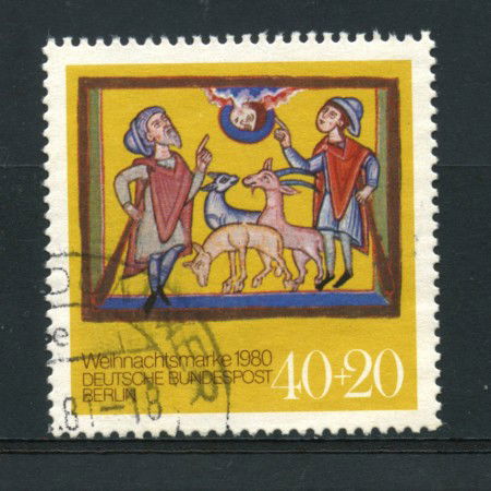 1980 - LOTTO/15649U - BERLINO - 40+20p. NATALE - USATO