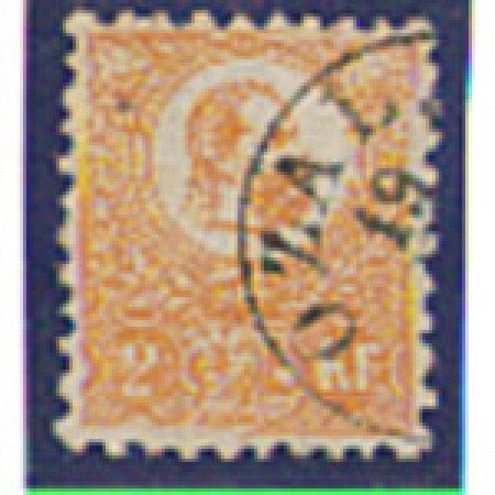 1871 - LOTTO/4035 - UNGHERIA - 2 Kr. ARANCIO