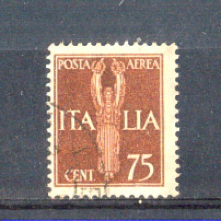 1930 - LOTTO/REGA14U - REGNO - POSTA AEREA - 75c. BRUNO - USATO