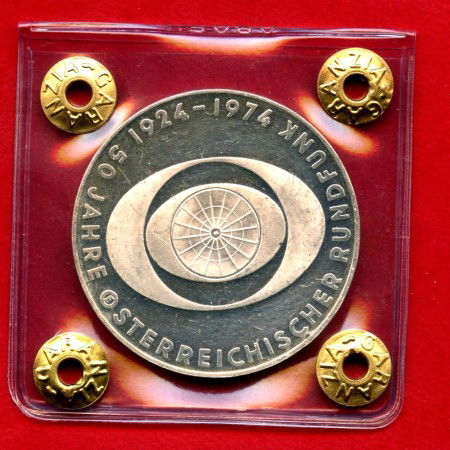 1974 - AUSTRIA - LOTTO/M47538 - 50 SCELLINI ARGENTO  RADIO TELEVISIONE