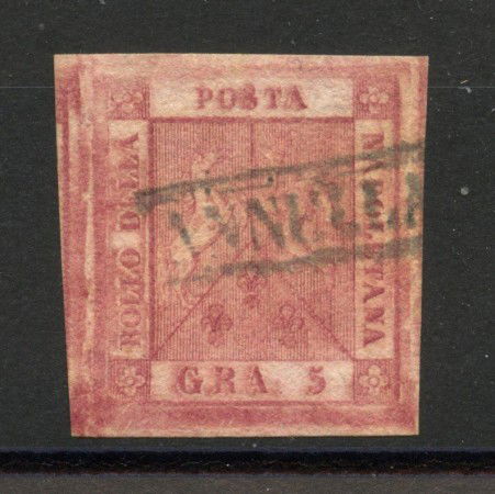 1858 - REGNO DI NAPOLI - LOTTO/40227 - 5 Grana CARMINIO ROSA - USATO