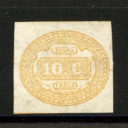 1863 - REGNO - LOTTO/40107 - 10cent. SEGNATASSE  - NUOVO SENZA GOMMA