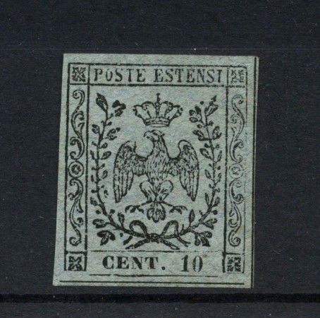 1855/57 - DUCATO DI MODENA - LOTTO/43198 - 10 CENT. SEGNATASSE GIORNALI
