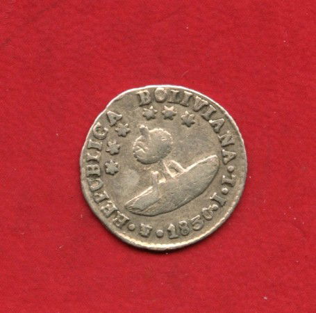 1830 - BOLIVIA - LOTTO/M43019 - 1/2 SOL ARGENTO