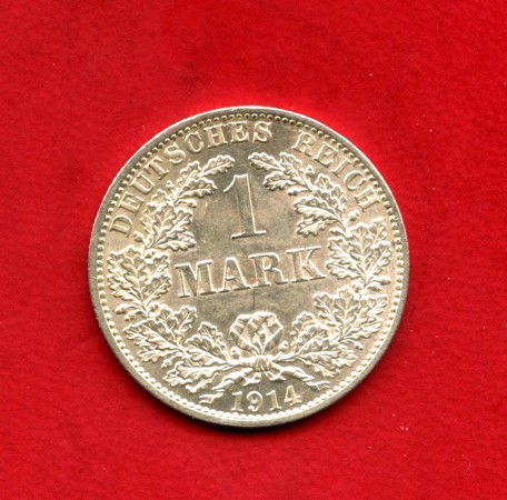1914 - GERMANIA  - LOTTO/M47565 - 1 MARCO ARGENTO ZECCA A