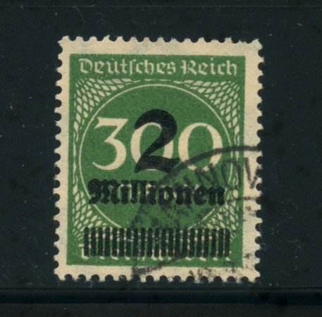 1923 - LOTTO/17885 - GERMANIA REICH - 2Mn. su 300m. VERDE - USATO