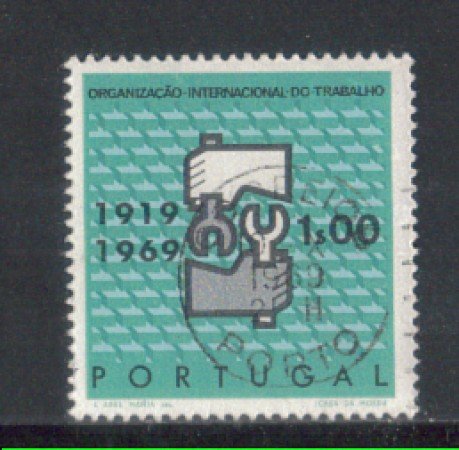 1969 - LOTTO/9833AU - PORTOGALLO - 1e. O.I.L. - USATO