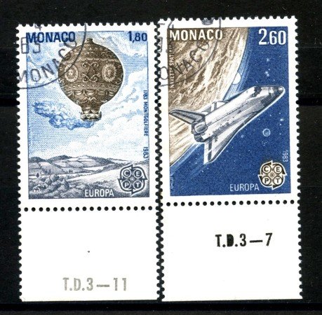1983 - MONACO - LOTTO/41339US - EUROPA 2v. - USATI