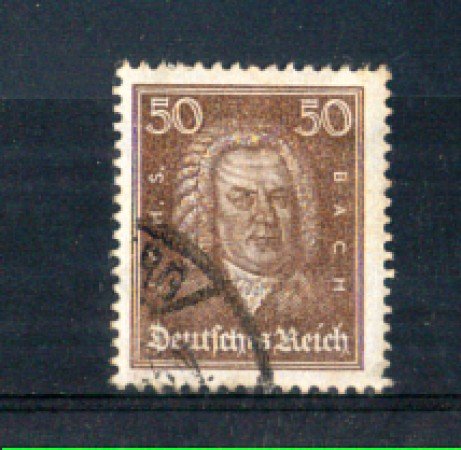 1926 - LOTTO/GER388U - GERMANIA REICH - 50p. J.S. BACH - USATO