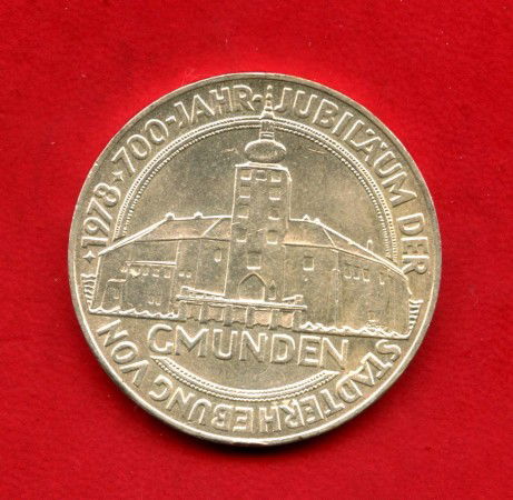 1978 - AUSTRIA - LOTTO/M47561 - 100 SCELLINI ARGENTO GMUNDEN