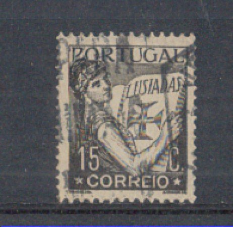 1931 - LOTTO/9688EU - PORTOGALLO - 15c. NERO - USATO
