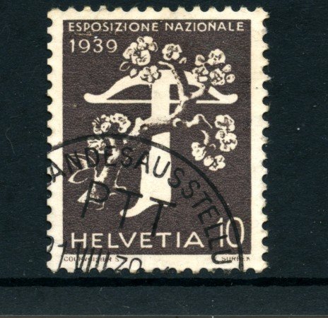 1939 -LOTTO/22838 - 10cent. EXPO ZURIGO ITALIANO - USATO