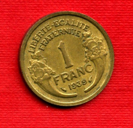 1939 - LOTTO/M21766 . FRANCIA - 1 FRANCO CORNUCOPIA