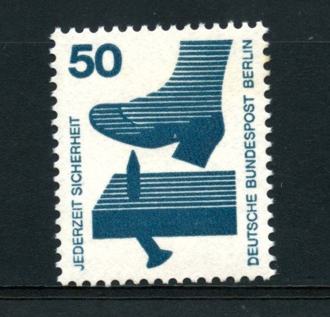 1972 - LOTTO/15553 - BERLINO - 50p. INFORTUNI - NUOVO