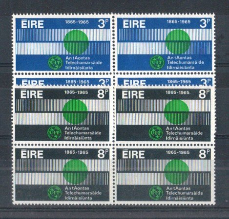 1965 - LOTTO/9892 - IRLANDA - CENTENARIO DELLA U.I.T.