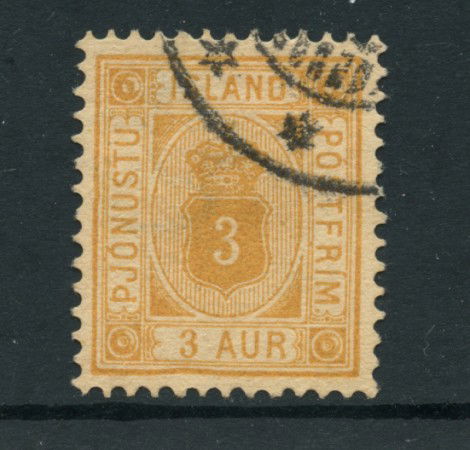 1896 - LOTTO/24608 - ISLANDA - SERVIZIO -  3a. BISTRO CHIARO  - USATO