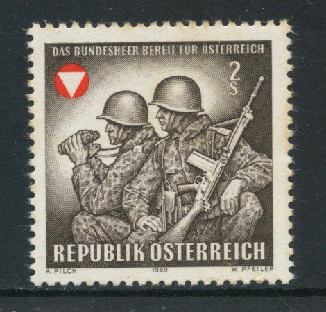 1969 - AUSTRIA - IN ONORE DELL'ESERCITO - NUOVO - LOTTO/27941