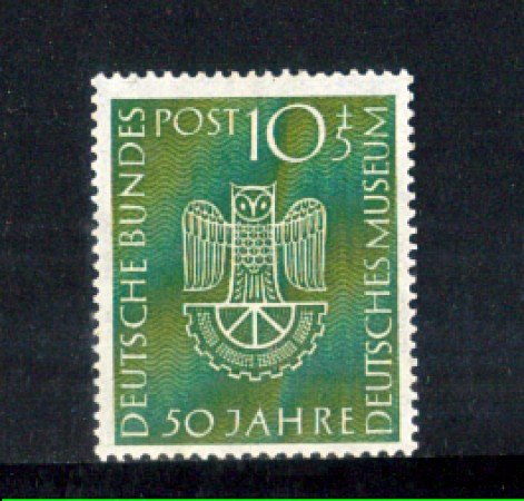 1953 - LOTTO/10499 - GERMANIA FEDERALE - CINQUANTENARIO DEUTSCHES MUSEUM  - NUOVO