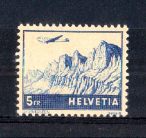 1941 - LBF/2850 - SVIZZERA - POSTA AEREA 5 Fr. CHURFISTEN - NUOVO